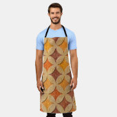 インテリアの壁パネルパターン – アラビア語の装飾 – seaml エプロン (着用した状態)