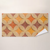 インテリアの壁パネルパターン – アラビア語の装飾 – seaml バスタオル (バスタオル)