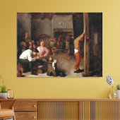 インテリアの居酒屋 キャンバスプリント (インサイチュ (リビング))