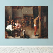 インテリアの居酒屋 キャンバスプリント (インサイチュ (ウッドフロア))