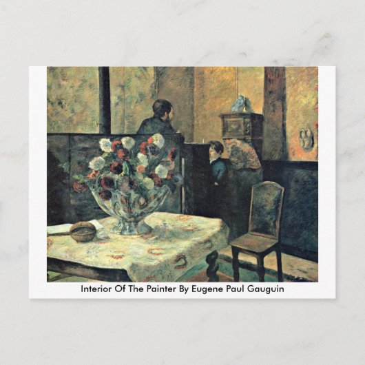 インテリアの絵描き ポストカード (正面)