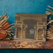 インテリアのBodleian Library,イラストレーション フォトプラーク (側面)