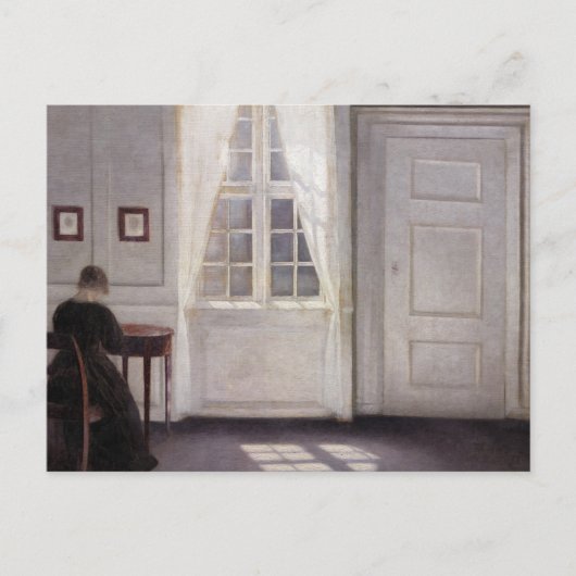 インテリアのStrandgade、Sunlight on the Floor ポストカード (正面)