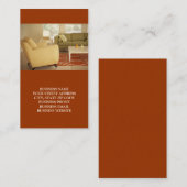 インテリアまたはステージング・ビジネス・カード 名刺 (正面/裏面)