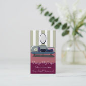 インテリアまたは家具デザイナー名刺 名刺 (スタンド正面)