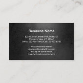 インテリアエレガントデコレータモノグラムプロフェッショナル 名刺 (裏面)