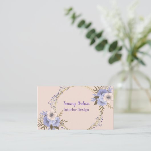 インテリアエレガントデザイン 名刺 (スタンド正面)