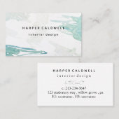 インテリアエレガントモダンデザイン名刺 名刺 (正面/裏面)