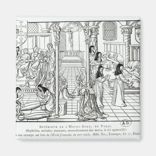 インテリアオブザホテルディウ病院 マグネット (正面)