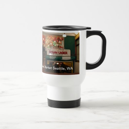 インテリアオブパイクプレイスマーケットシアトルワシントン トラベルマグ (右)