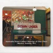 インテリアオブパイクプレイスマーケットシアトルワシントン マウスパッド (正面)