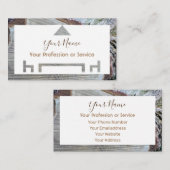 インテリアオーガニックデザイン家具の木材！bu 名刺 (正面/裏面)