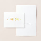 インテリアカスタムメッセージ折り畳み箔サンキューカード 箔カード (ディスプレー)