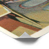 インテリアキッチンビューオブザジョンアルデンハウス ポスター (角)