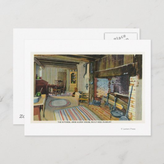 インテリアキッチンビューオブザジョンアルデンハウス ポストカード (正面/裏面)