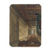 インテリアキリスト教会の図書館 マグネット (縦)