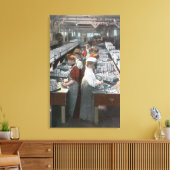 インテリアサーモン砲術労働者の見解 キャンバスプリント (インサイチュ (リビング))