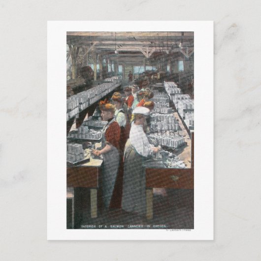 インテリアサーモン砲術労働者の見解 ポストカード (正面)