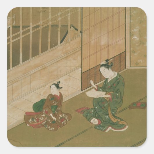 インテリアシーン， c.1730#アプリケーションシーン# スクエアシール (正面)