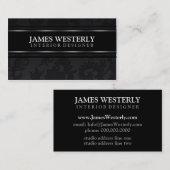 インテリアスタイリッシュ設計者用名刺 名刺 (正面/裏面)