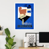 インテリアデコレーション1940 WPA ポスター (ホームオフィス)