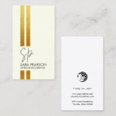 インテリアデコレーター改装モノグラム 名刺 (正面/裏面)