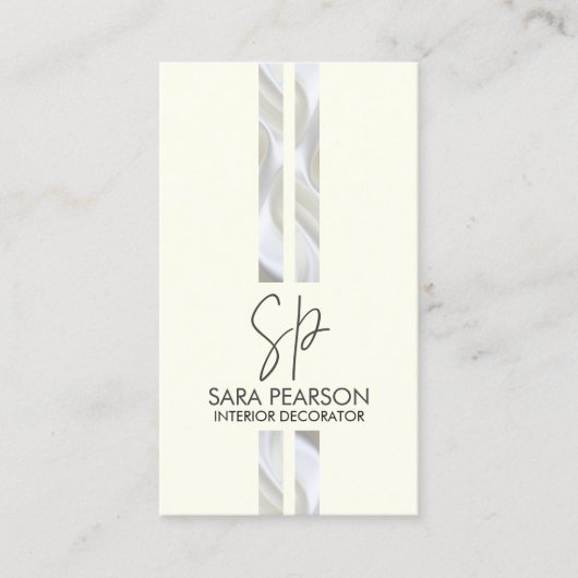 インテリアデコレーター改装モノグラム 名刺 (正面)