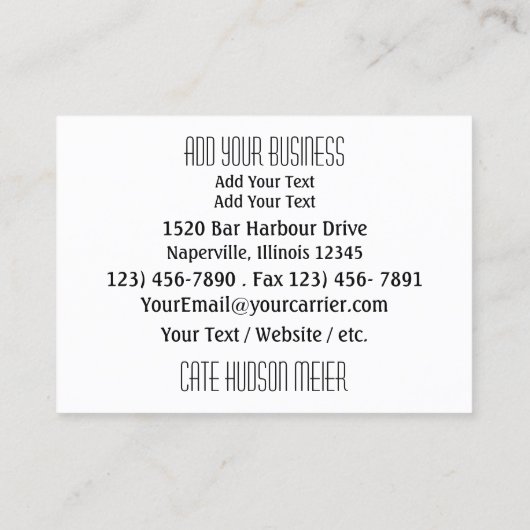 インテリアデコレータ/デザイ絵を描ナー/ 名刺 (裏面)