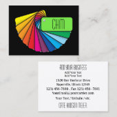 インテリアデコレータ/デザイ絵を描ナー/ 名刺 (正面/裏面)