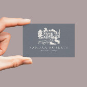 インテリアデザイエレガントナーqrコード 名刺