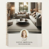 インテリアデザイカスタムナープロフェッショナル プランナー手帳 (正面)