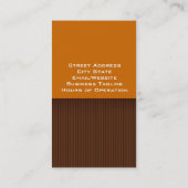 インテリアデザイナまたはステージング名刺 名刺 (裏面)