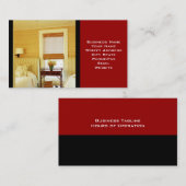 インテリアデザイナまたはステージング名刺 名刺 (正面/裏面)