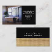 インテリアデザイナまたはステージング名刺 名刺 (正面/裏面)