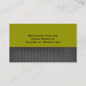 インテリアデザイナまたはステージング名刺 名刺 (裏面)