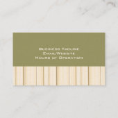 インテリアデザイナまたはステージング名刺 名刺 (裏面)