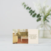 インテリアデザイナまたはステージング名刺 名刺 (スタンド正面)