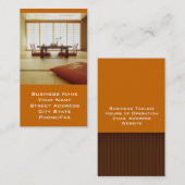 インテリアデザイナまたはステージング名刺 名刺 (正面/裏面)