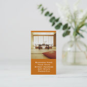 インテリアデザイナまたはステージング名刺 名刺 (スタンド正面)