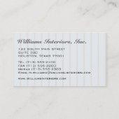 インテリアデザイナテンプレート 名刺 (裏面)