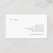 インテリアデザイナホーム飾ズデコール 名刺 (裏面)