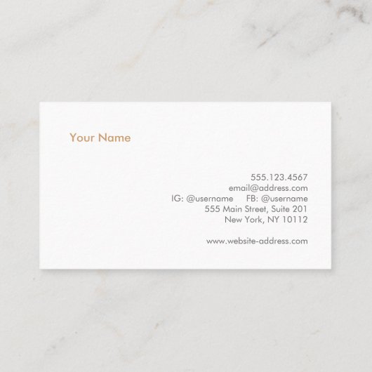 インテリアデザイナホーム飾ズデコール 名刺 (裏面)