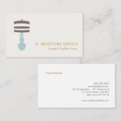 インテリアデザイナホーム飾ズデコール 名刺 (正面/裏面)