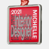 インテリアデザイナーエクストラナレカスタムー メタルオーナメント (左)