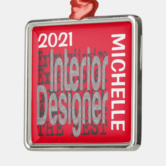 インテリアデザイナーエクストラナレカスタムー メタルオーナメント (左)