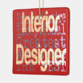 インテリアデザイナーエクソナレ セラミックオーナメント (左)