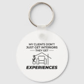 インテリアデザイナーデコレーションデザインプロフェッショナル キーホルダー (正面)