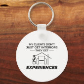 インテリアデザイナーデコレーションデザインプロフェッショナル キーホルダー (正面)