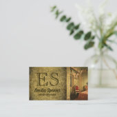 インテリアデザイナーデコレータクラシックスタイルカード 名刺 (スタンド正面)