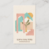 インテリアデザイナーホームステージン実在グエステート 名刺 (正面)